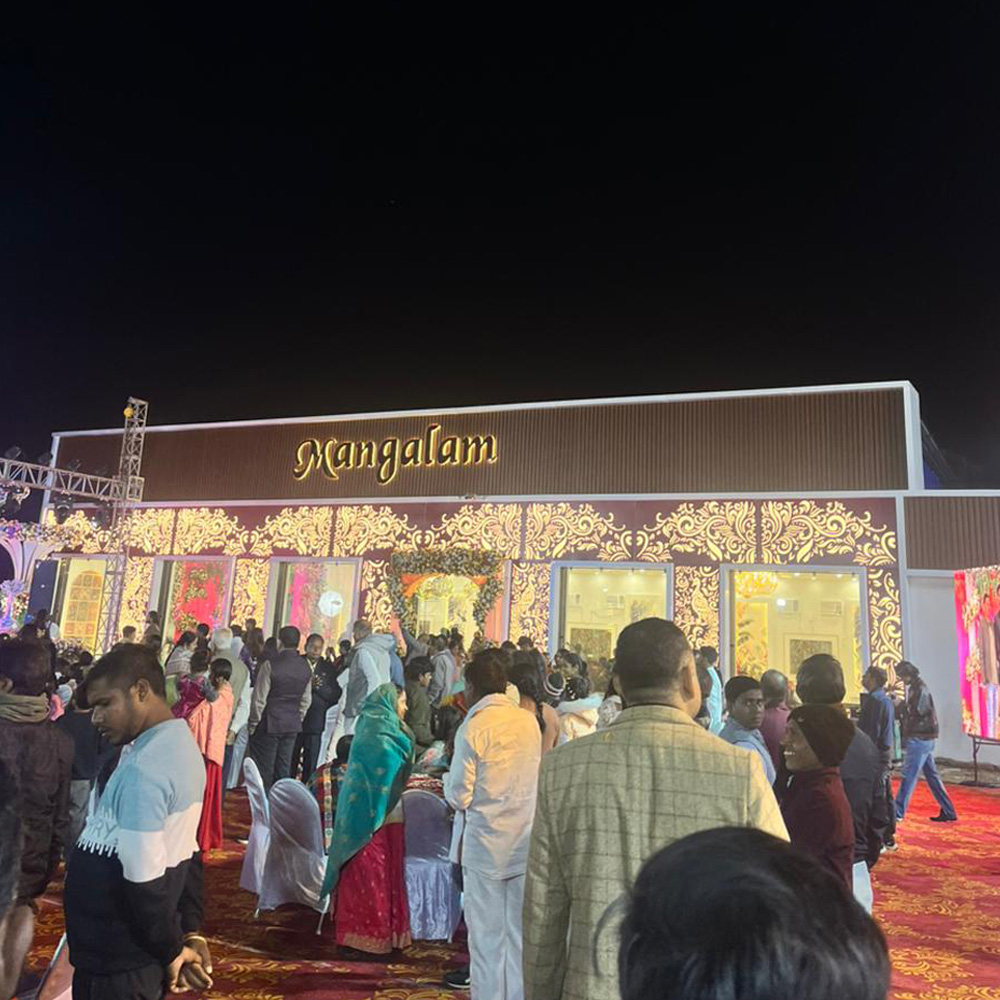 Luxury banquet hall decoration for wedding in Patna